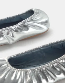 Natura Selection Bailarinas Silver 149772-SILVER Clearance