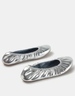 Natura Selection Bailarinas Silver 149772-SILVER Clearance