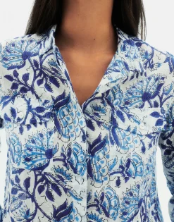 Natura Selection Camisa Dobbi Benares 147740-BLUE Best