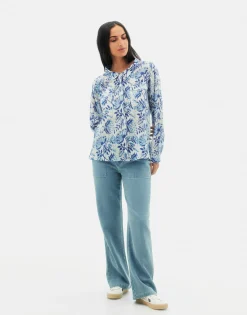 Natura Selection Camisa Dobbi Benares 147740-BLUE Best