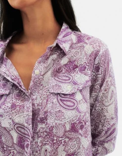 Natura Selection Camisa Dobbi Korba 147743-VIOLET Hot