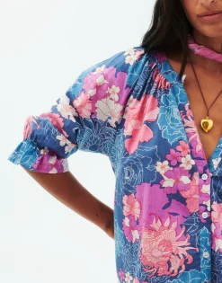 Natura Selection Camisa Lahaina 147804-BLUE Sale