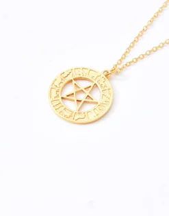 Natura Selection Collar Zodíaco Estrella Baño De Oro Discount