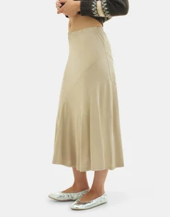 Natura Selection Falda Liuna 149795-BEIGE Discount