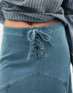 Natura Selection Falda Madurai 147828-BLUE Clearance