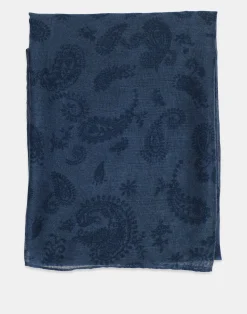 Natura Selection Fular Paisley 150512-NAVYBLUE