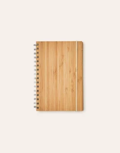 Natura Selection Libreta A5 Tapa Bambú Con Goma 146005-BEIG Hot