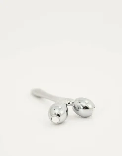 Natura Selection Masajeador Facial Roller Metal 131188-SILVER New