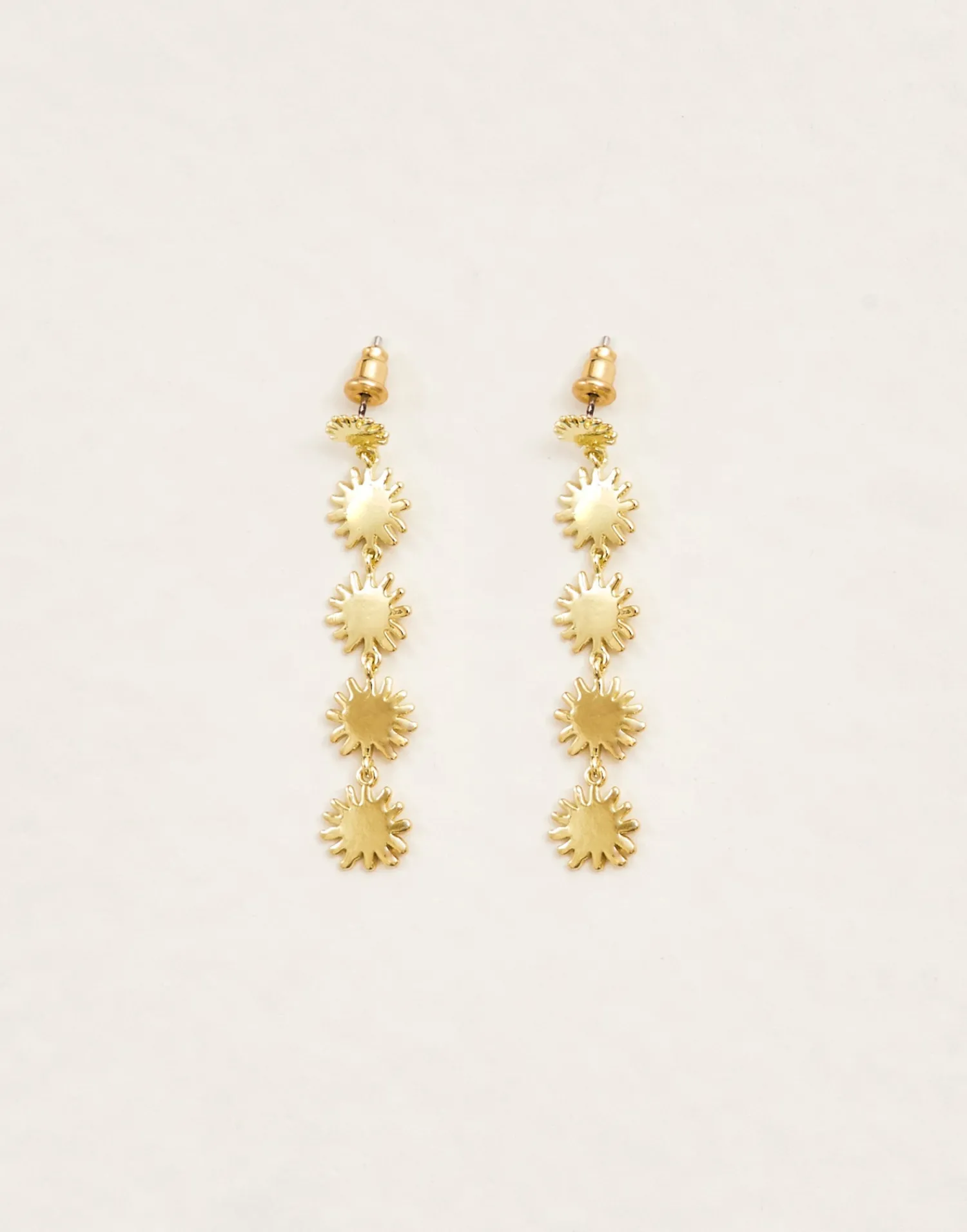 Natura Selection Pendientes Largos Sol 147791-GOLD Hot