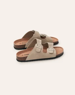 Natura Selection Sandalia Doble Hebilla Ergonómica Piel