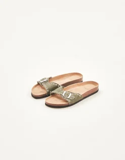 Natura Selection Sandalia Pala Ergonómica Denim 145449-KHAKI Clearance