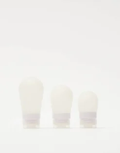 Natura Selection Set 3 Botellas Silicona 144250-WHITE Online