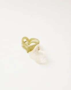 Natura Selection Set 2 Pinzas Pelo Corazón Online