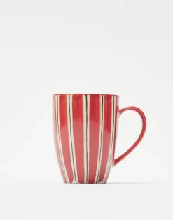 Natura Selection Taza Cerámica Rayas Clearance