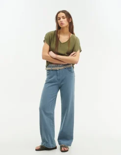 Natura Selection Top Manga Corta Pico Discount