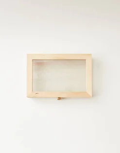 Natura Selection Vitrina Cristal Y Madera Pequeña 144133-NATURAL Online