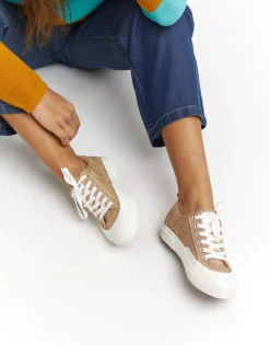 Natura Selection Zapatilla Deportiva Canvas Lavado Discount