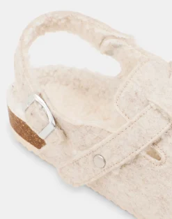 Natura Selection Zueco Fieltro Hebilla 147883-BEIGE Outlet