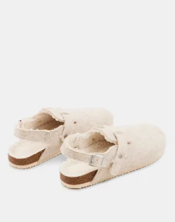 Natura Selection Zueco Fieltro Hebilla 147883-BEIGE Outlet